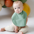Snuggle Hunny Waterproof Bib - Sage