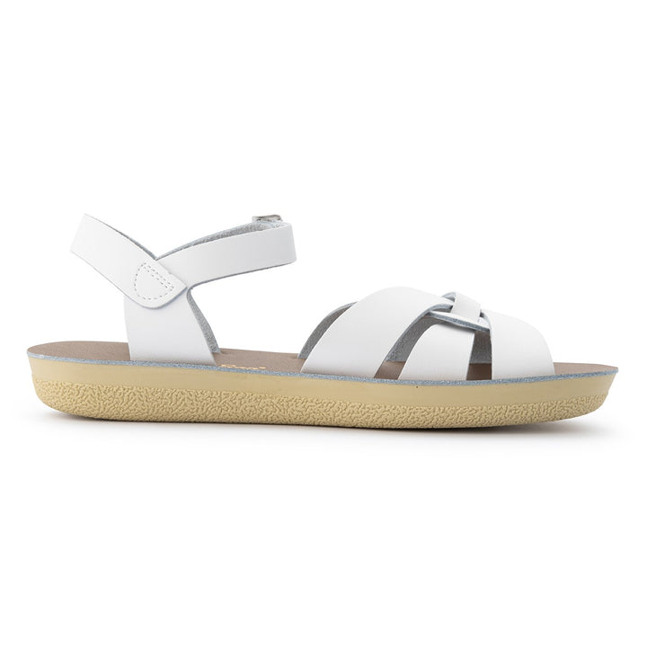 Saltwater Sandals Adults Sun San Swimmer - White