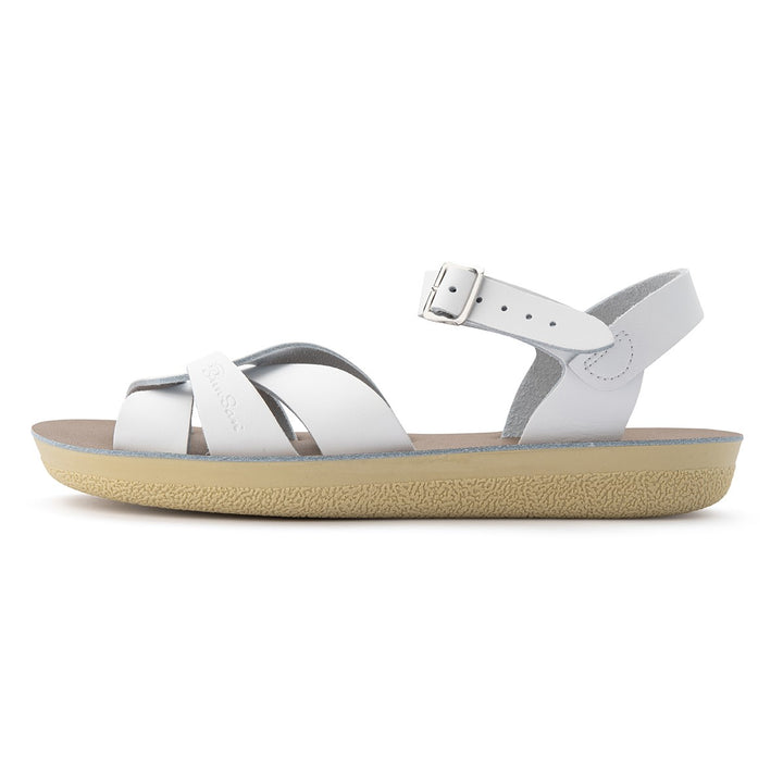 Saltwater Sandals Adults Sun San Swimmer - White