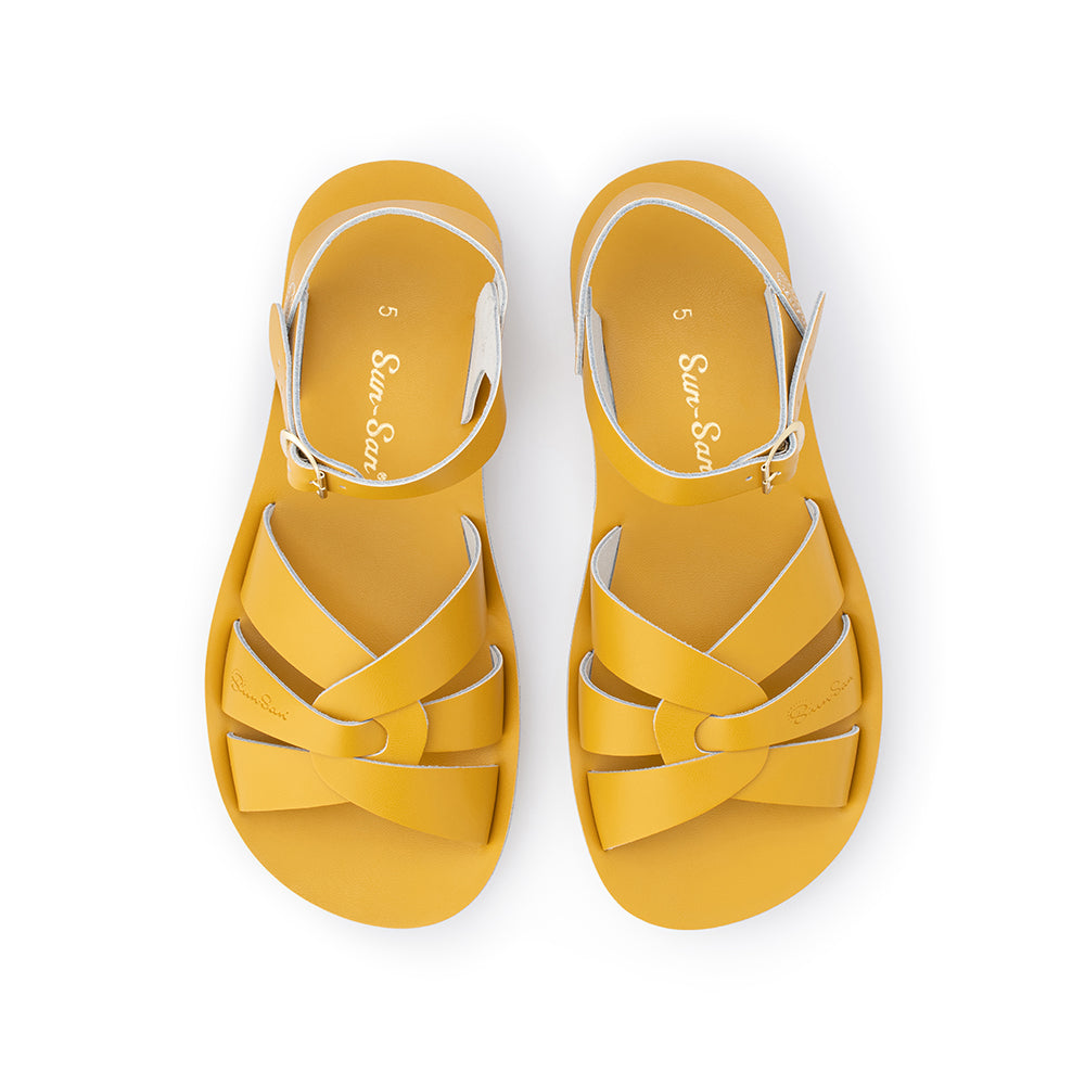 Saltwater Sandals Adults Sun San Swimmer - Mustard