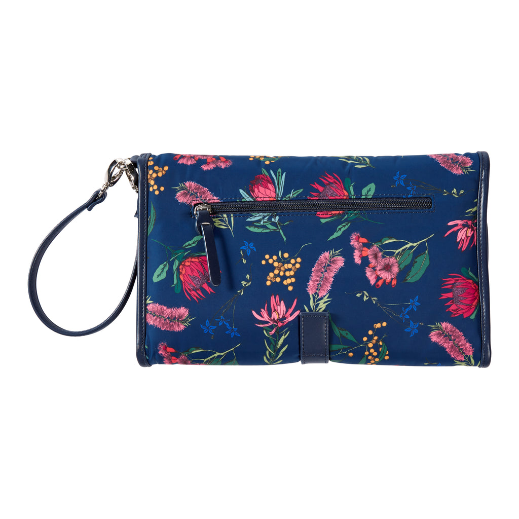 Change Clutch - Navy Botanical