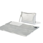 Nappy Changing Pouch - Metallic Silver