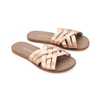 Adults Retro Slides - Rose Gold