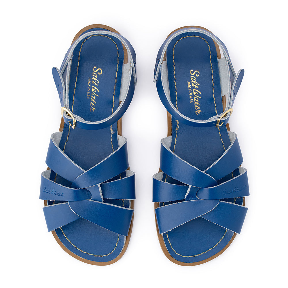 Saltwater Sandals Adults Original Cobalt Daisy and Hen