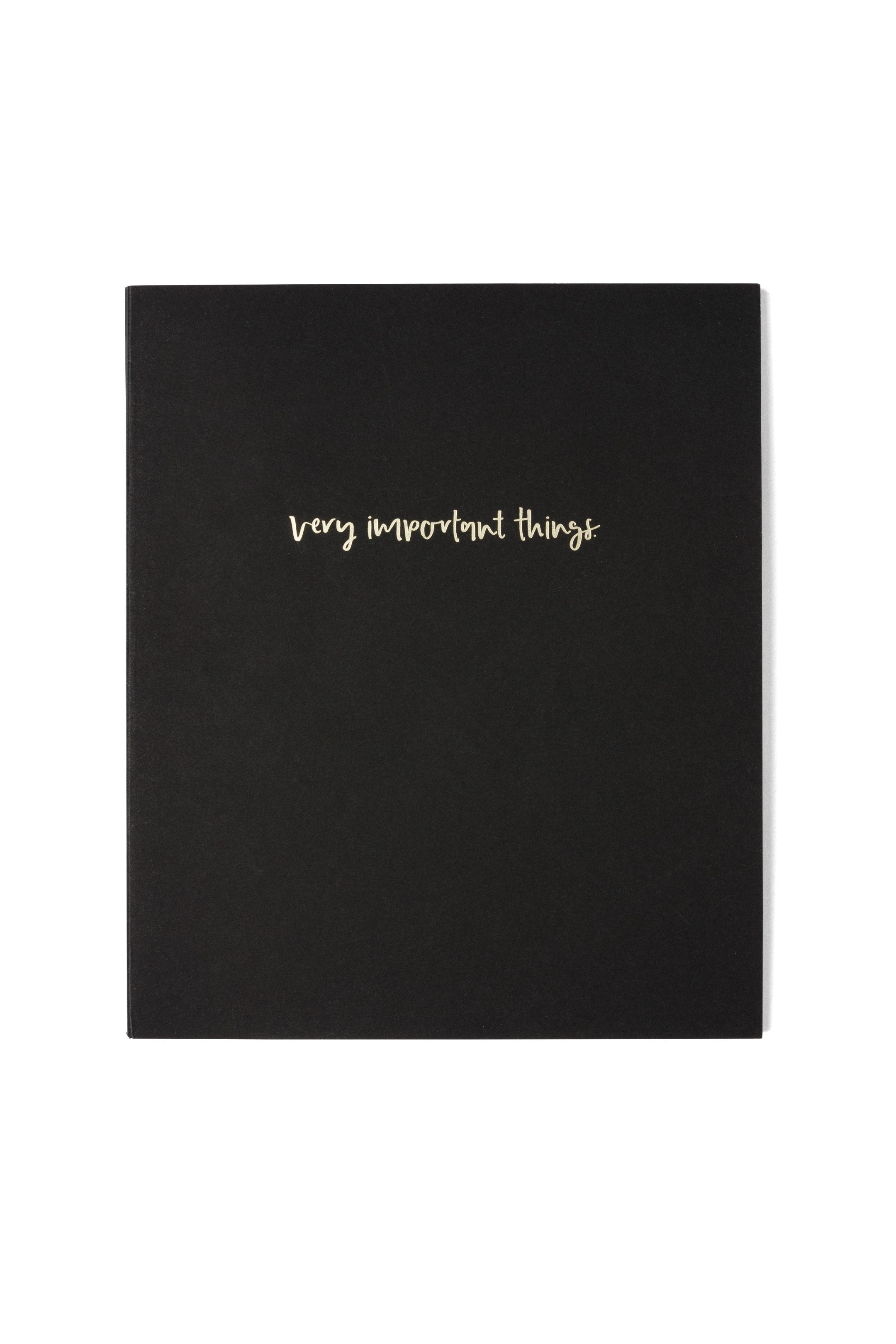 A5 Notebook | Very Important Things | Dot Grid
