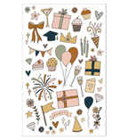 Illustrated Stickers Set | Celebrations |2 Sheets