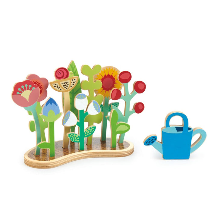 Flower Bed with Can