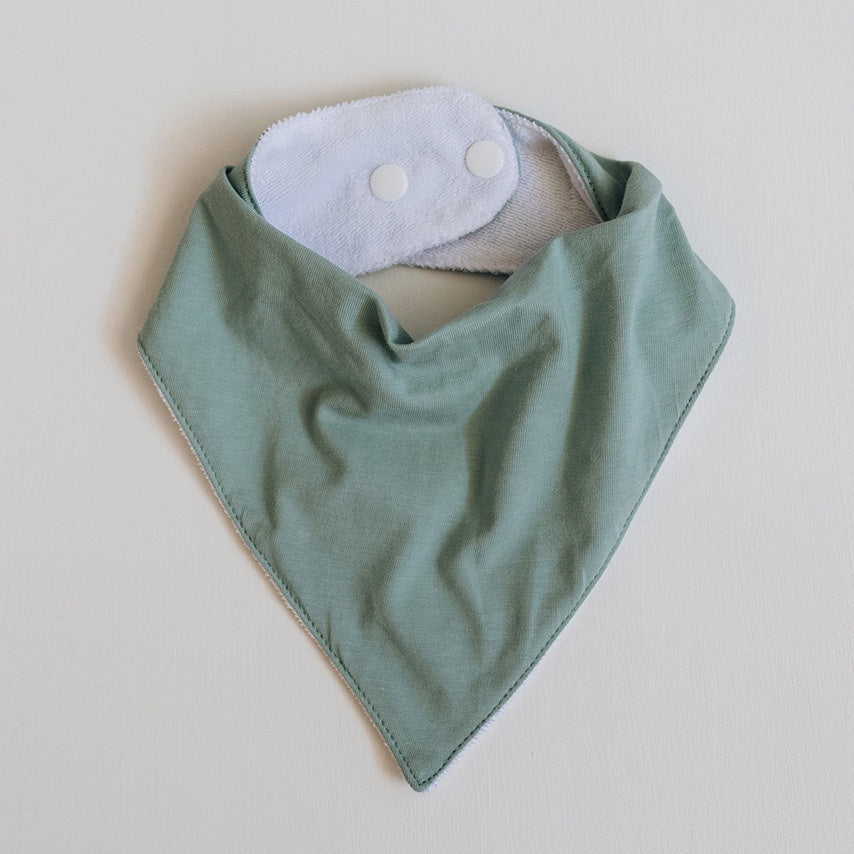 Snuggle Hunny Dribble Bib - Sage