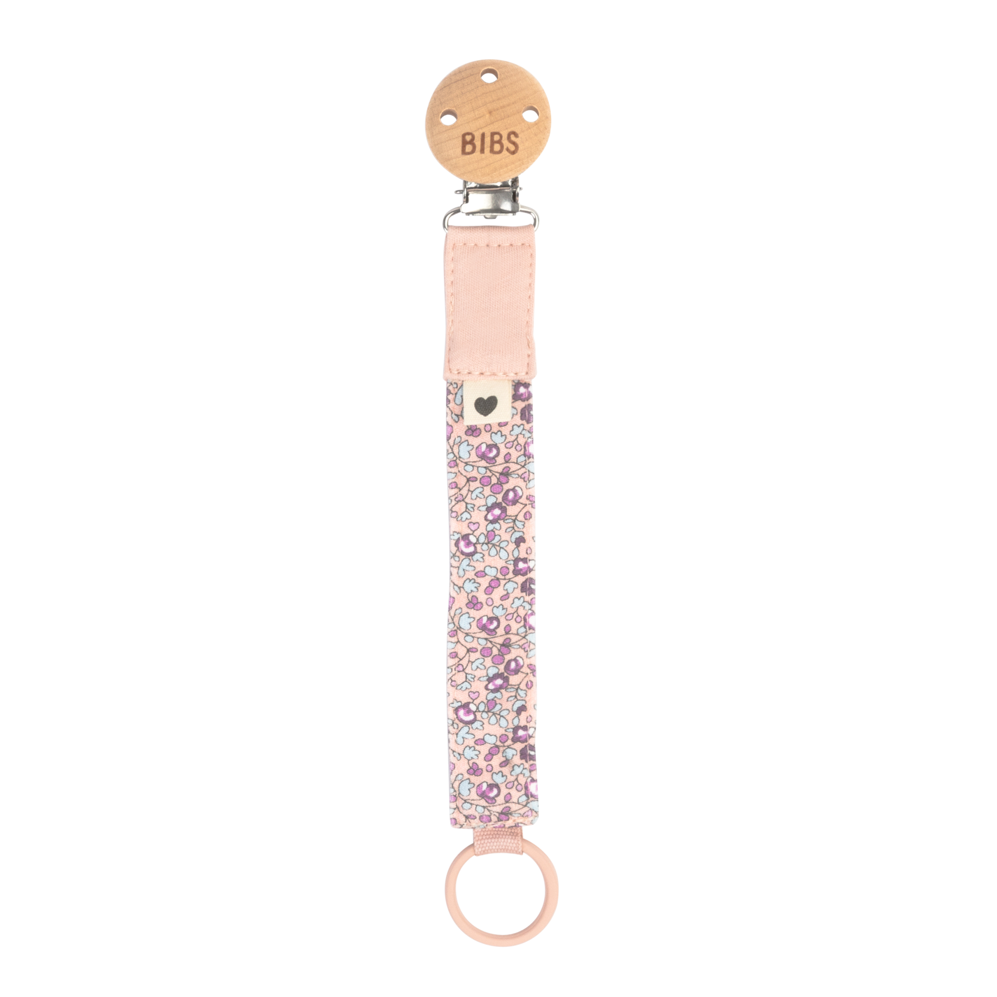 Liberty Pacifier Clip - Eloise/Blush