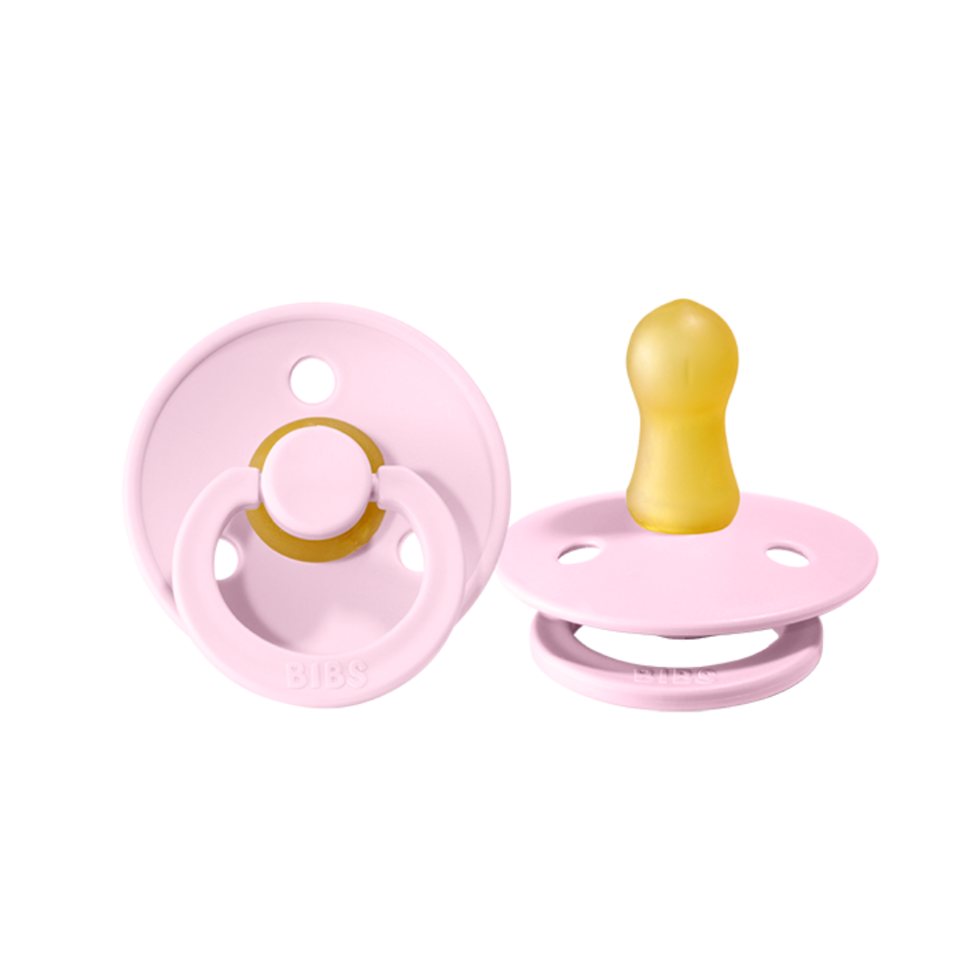 Colour Pacifier 2 Pack - Baby Pink