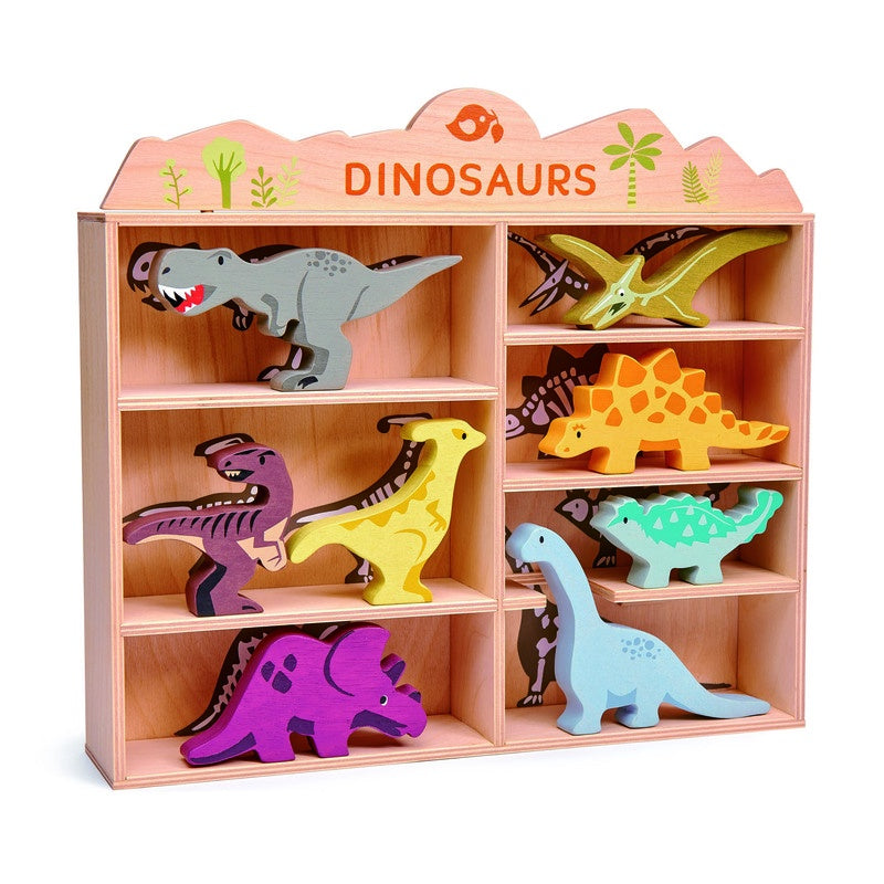 Wooden Dinosaur Set