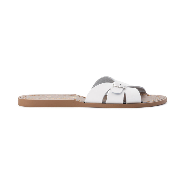 Saltwater Sandals Adults Classic Slides - White
