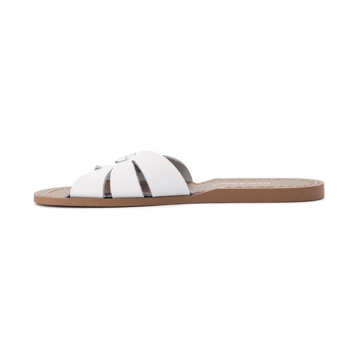 Saltwater Sandals Adults Classic Slides - White