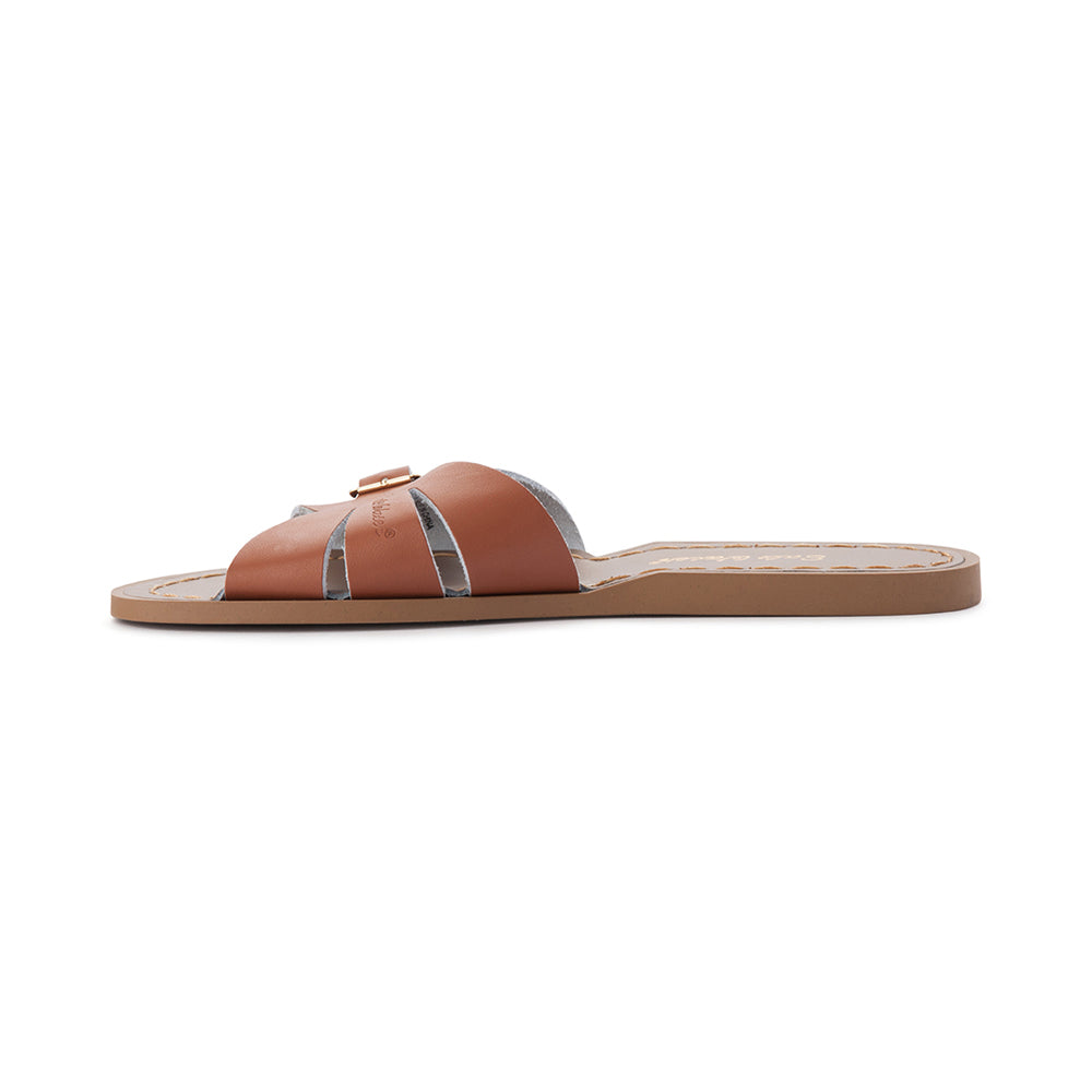 Saltwater Sandals Adults Classic Slides - Tan