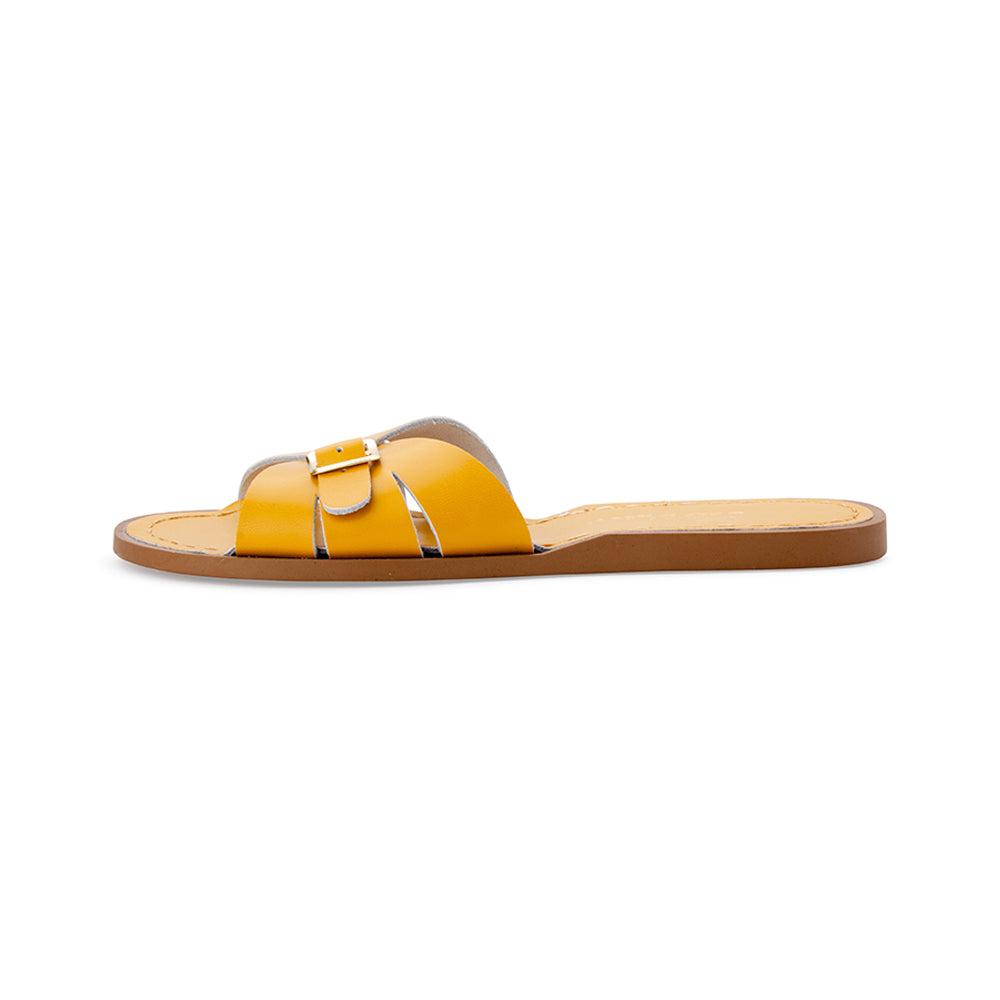 Saltwater Sandals Adults Classic Slides - Mustard