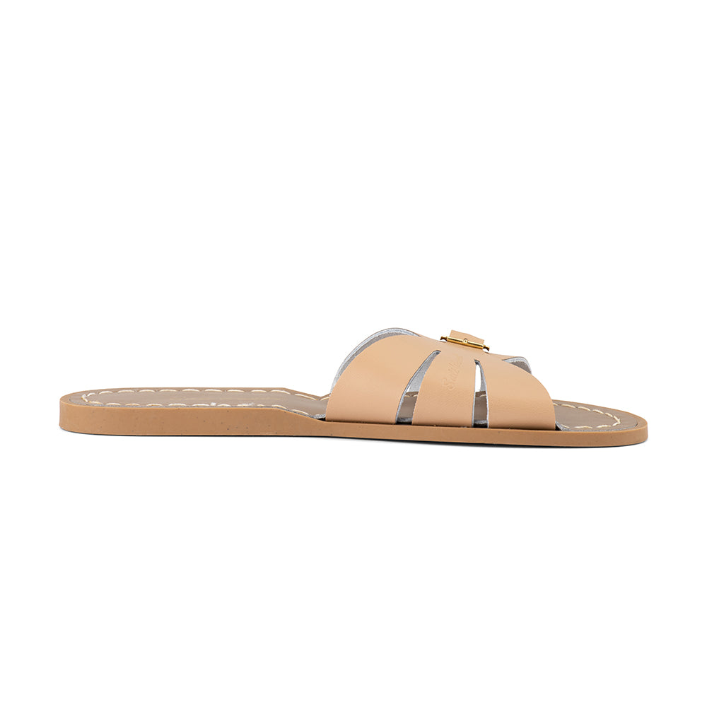 Saltwater Sandals Adults Classic Slides - Latte
