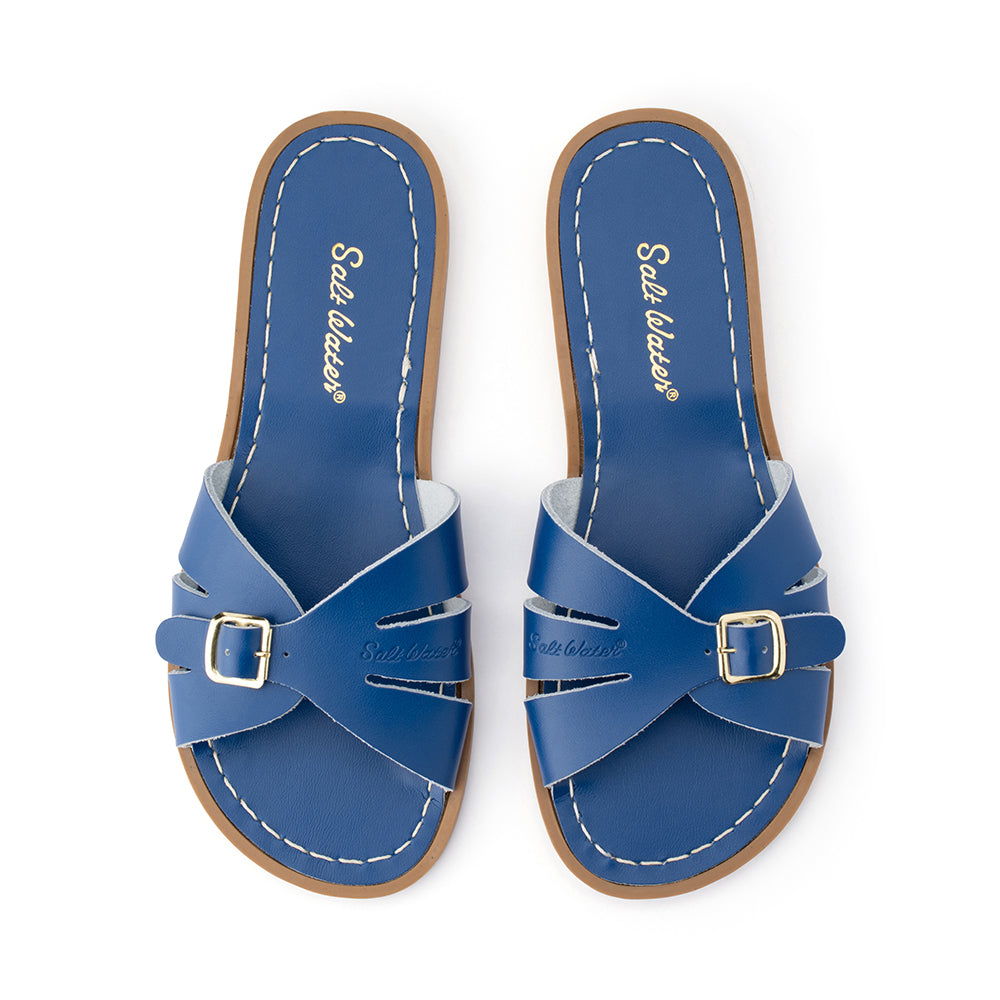Saltwater Sandals Adults Classic Slides - Cobalt