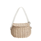 Mini Rattan Chari Bag - Straw