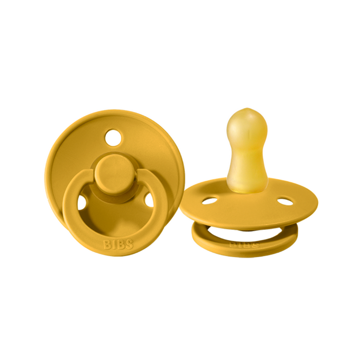 BIBS Colour Pacifier 2 Pack - Mustard