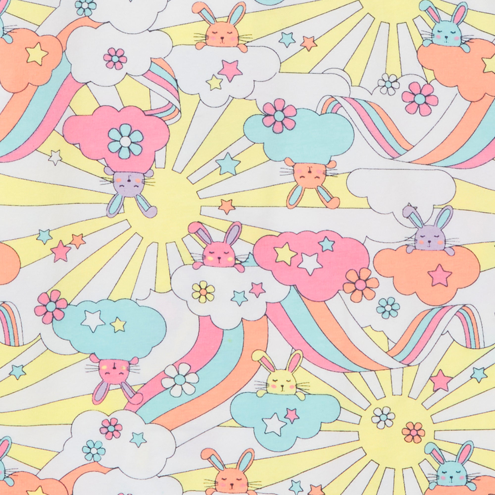 Milky Nightie - Rainbow Bunny