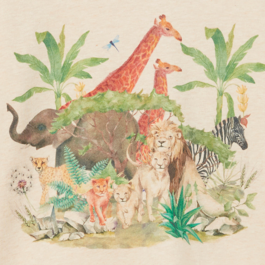 Milky Long Sleeve Tee - Safari