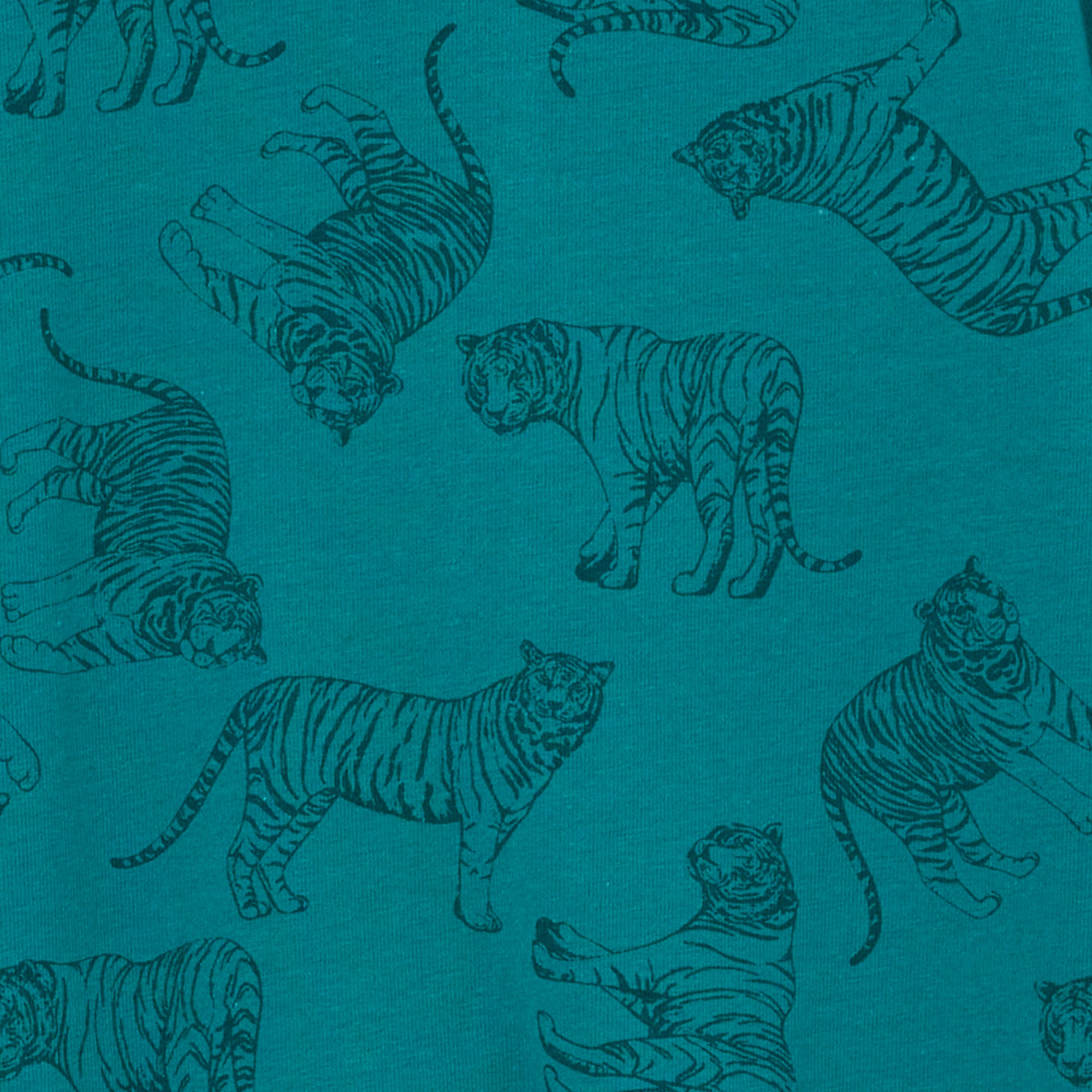 Milky Zip Romper - Tigers