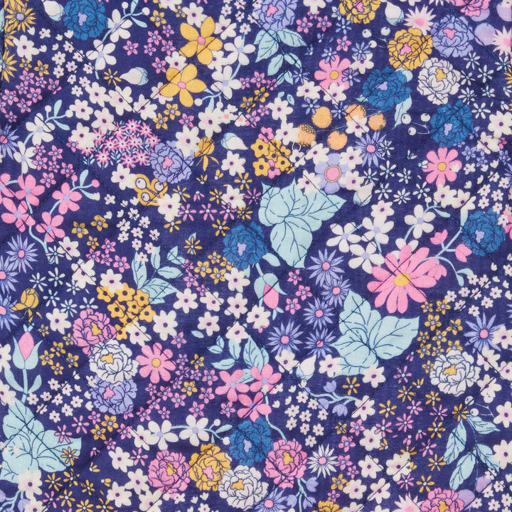 Milky Shirred Playsuit - Winter Bouquet