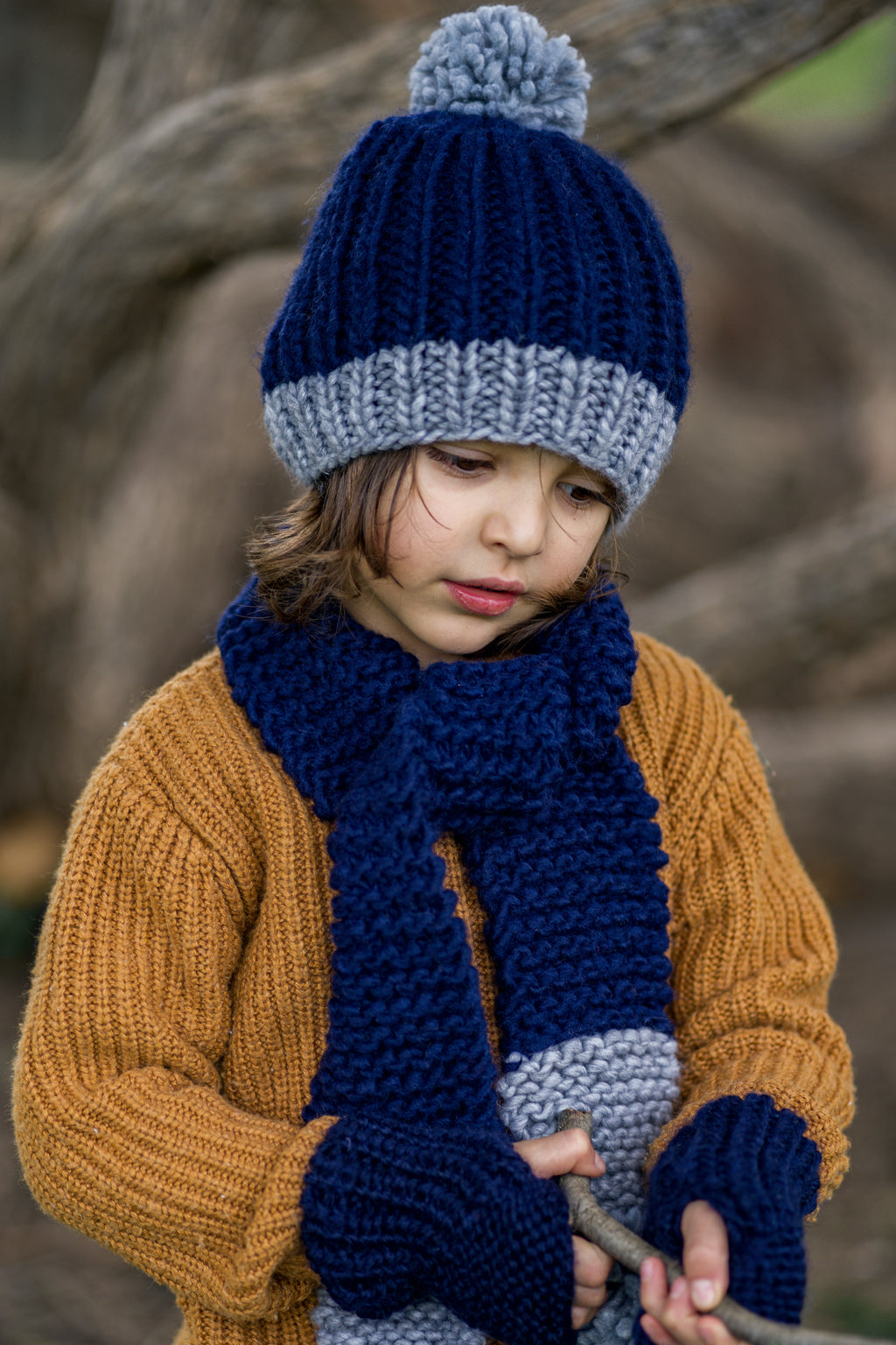 Traveller Chunky Beanie - Navy