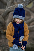 Acorn Traveller Chunky Beanie - Navy