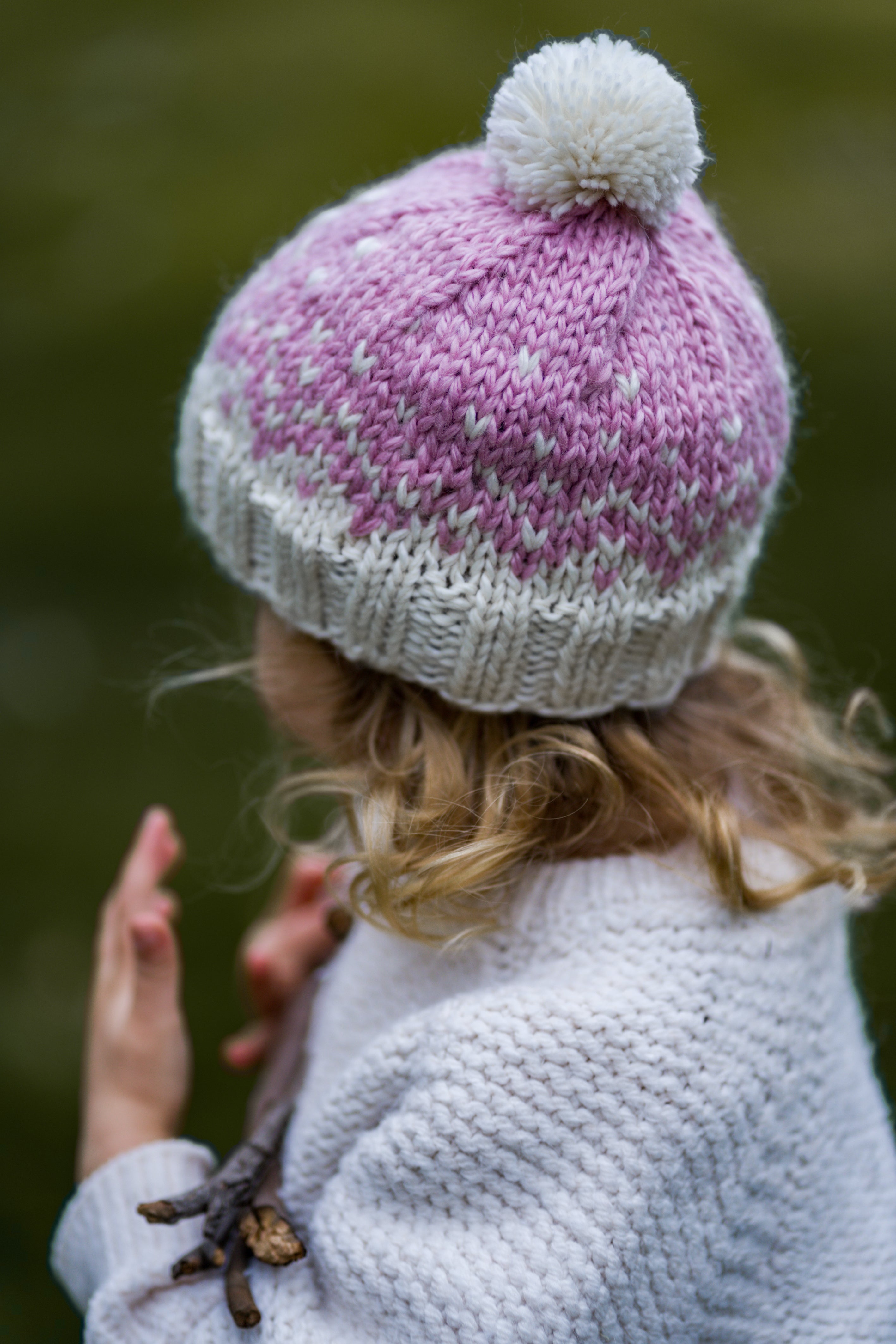 Snowflake Beanie - Pink