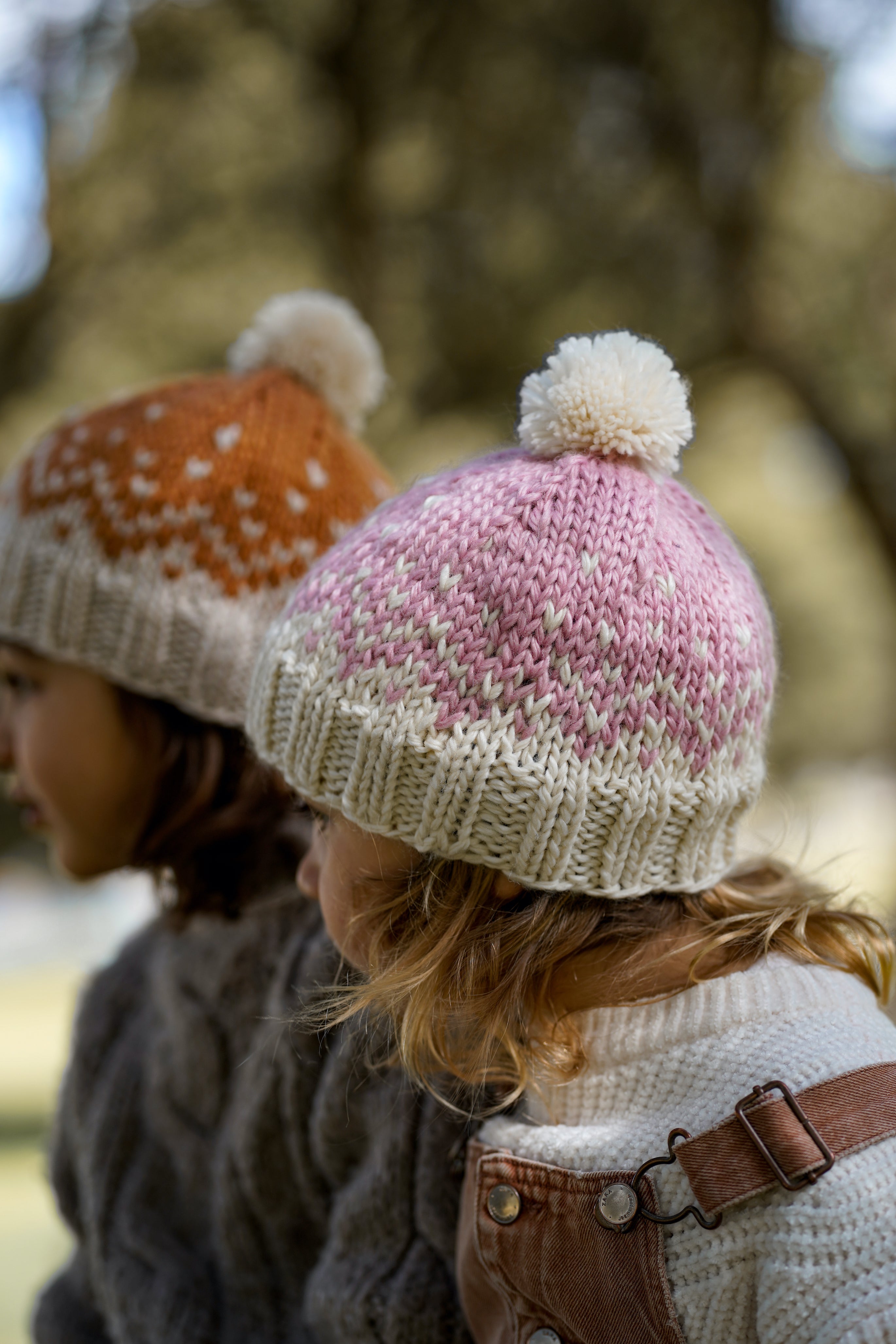 Snowflake Beanie - Pink