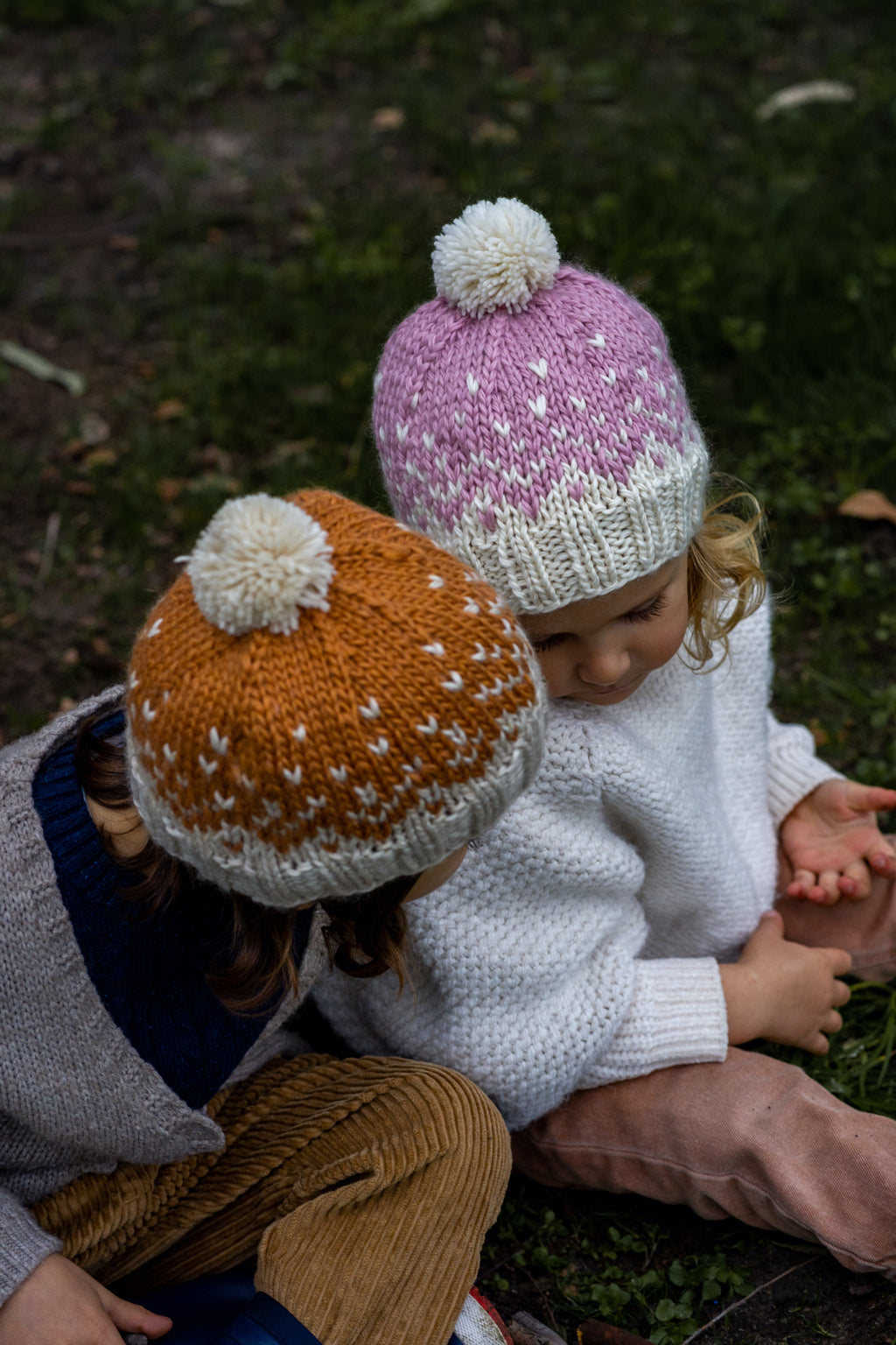 Snowflake Beanie - Caramel