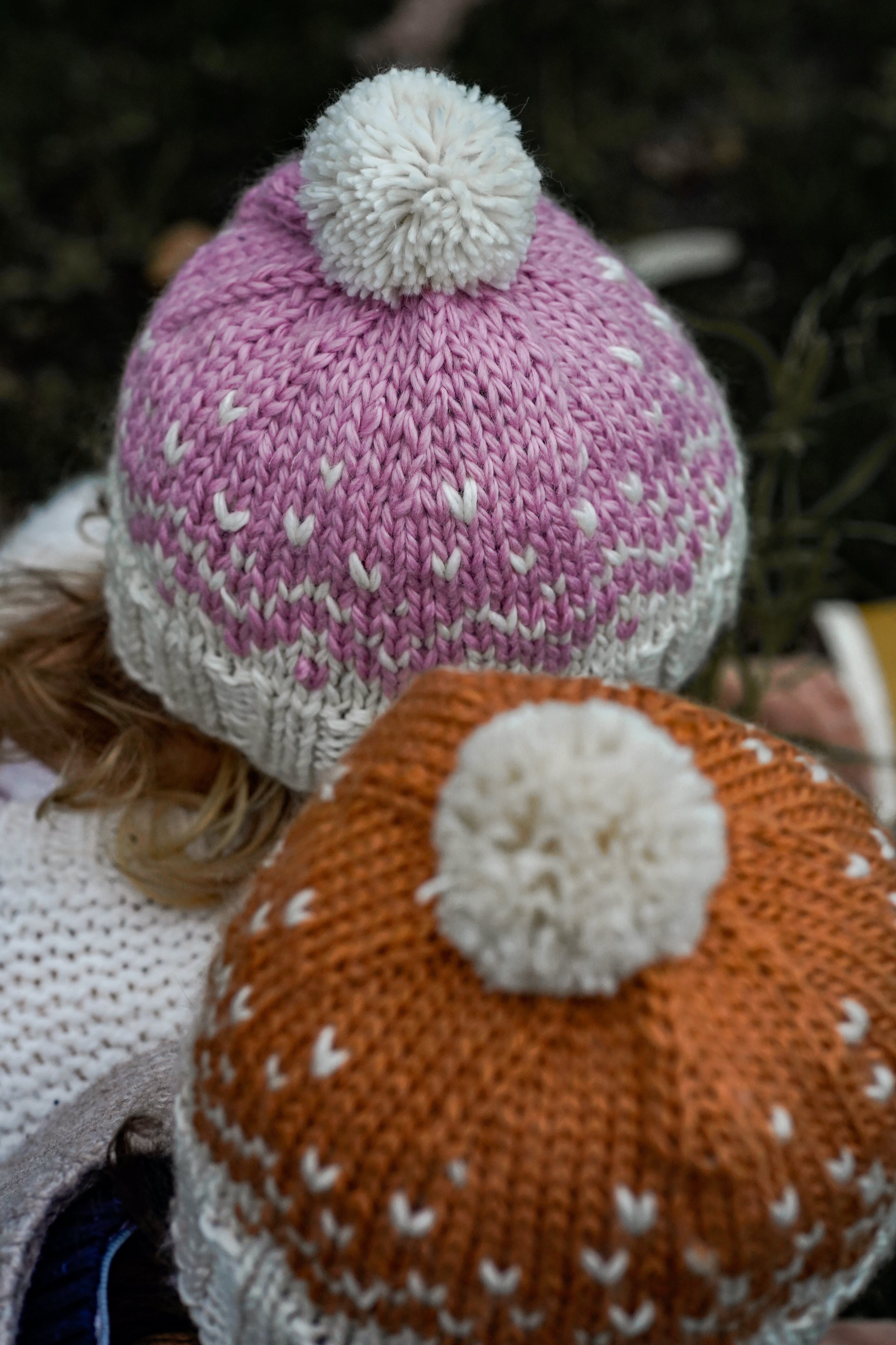 Snowflake Beanie - Caramel