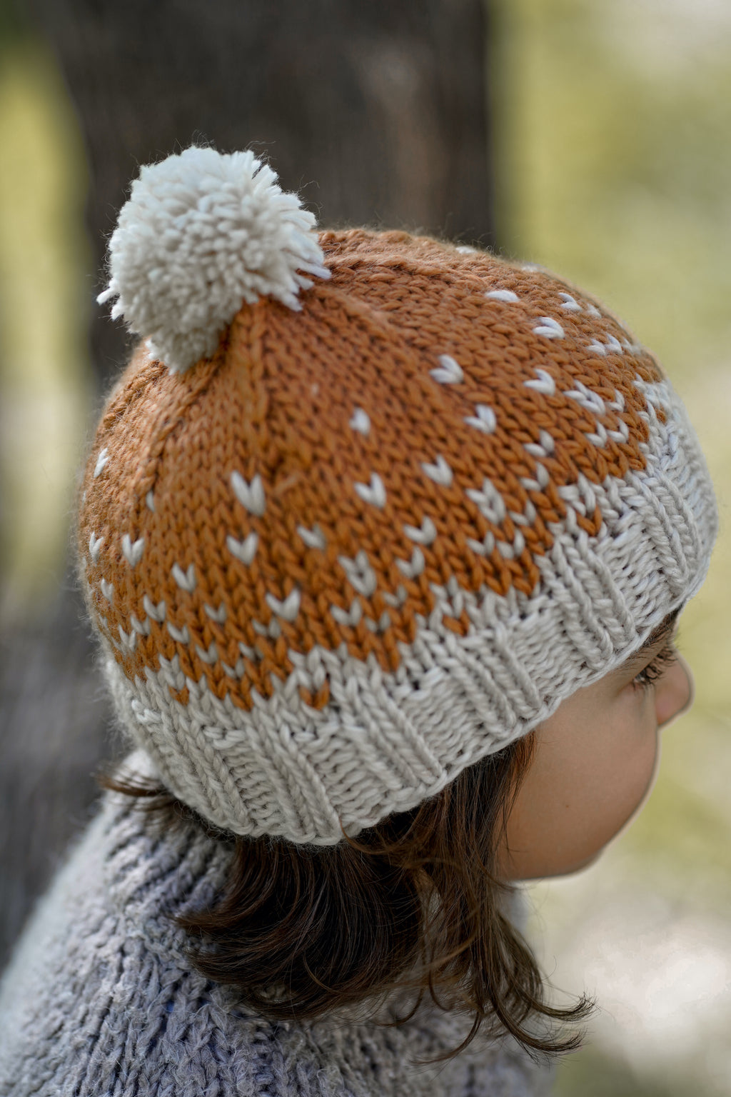Snowflake Beanie - Caramel