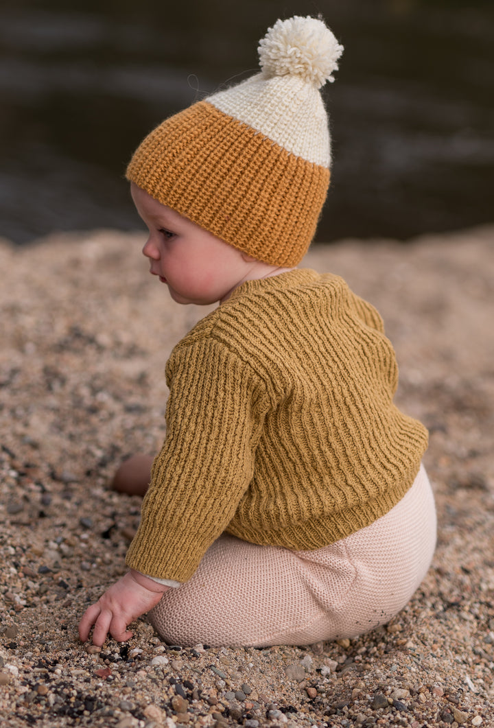 Acorn Mountain Beanie - Mustard