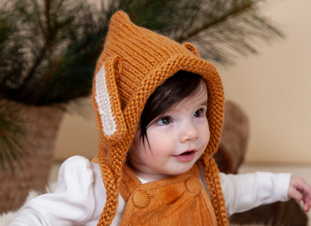 Acorn Floppy Ears Bonnet - Toffee