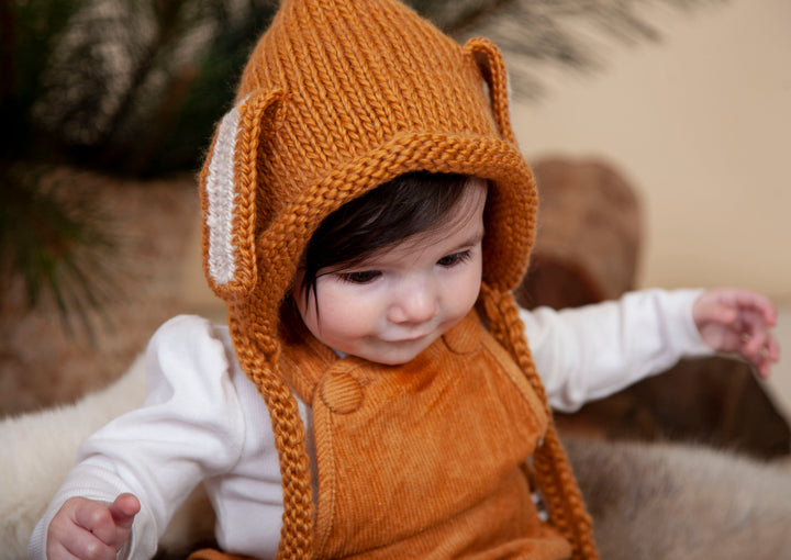 Acorn Floppy Ears Bonnet - Toffee