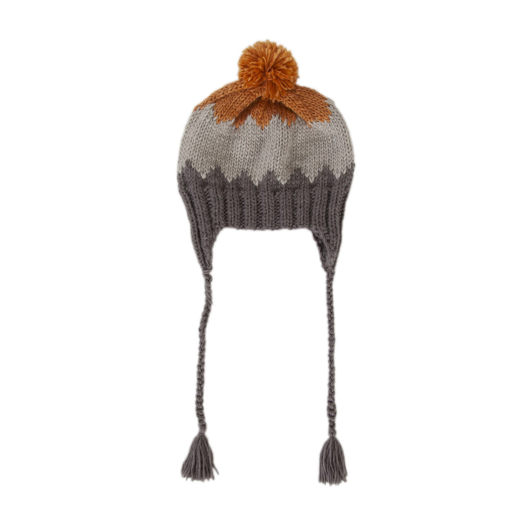 Acorn Zig Zag Beanie - Grey