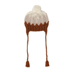 Zig Zag Beanie - Chestnut