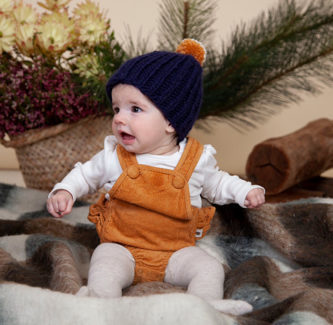 Acorn Journey Chunky Beanie - Navy