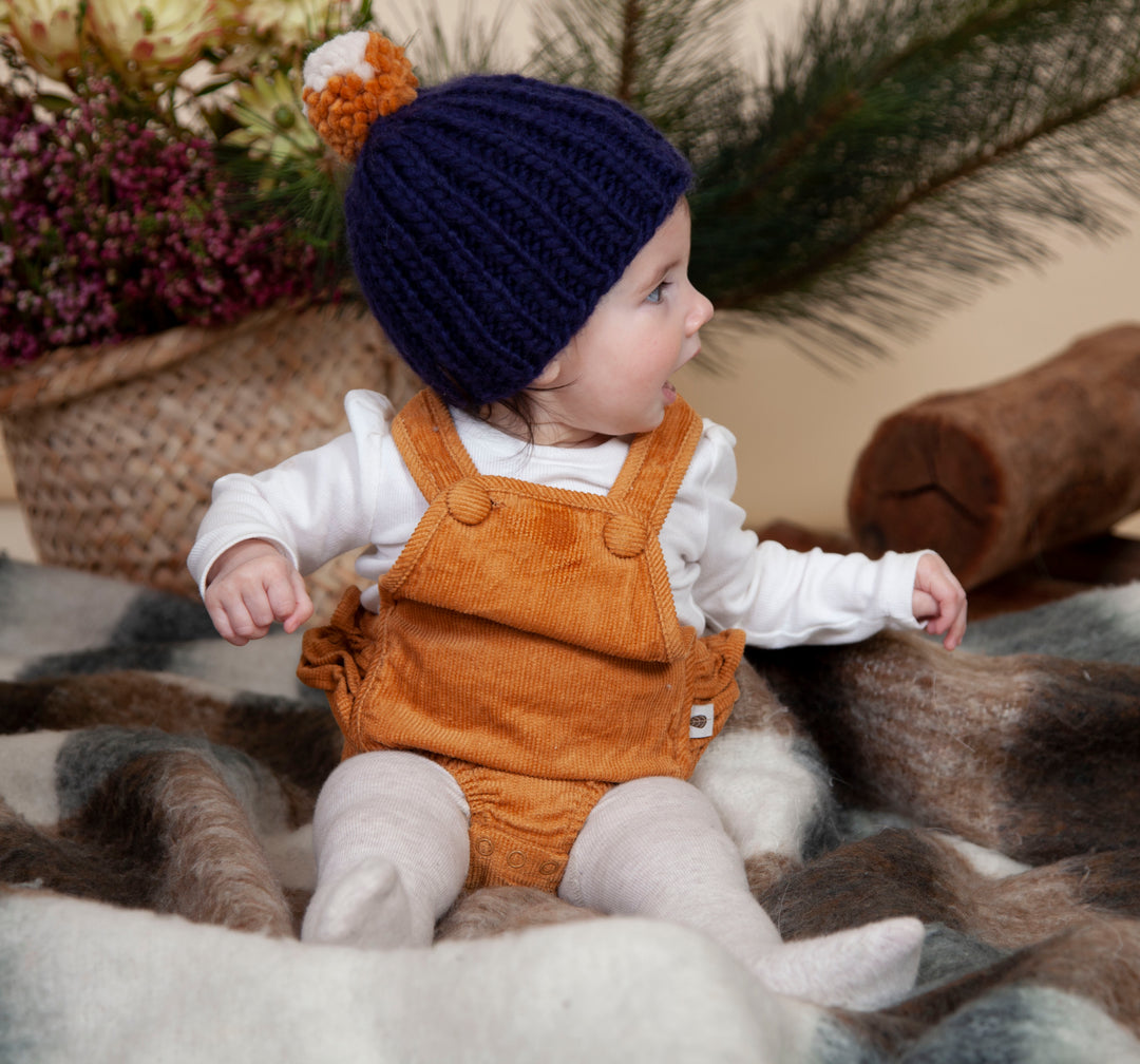 Acorn Journey Chunky Beanie - Navy