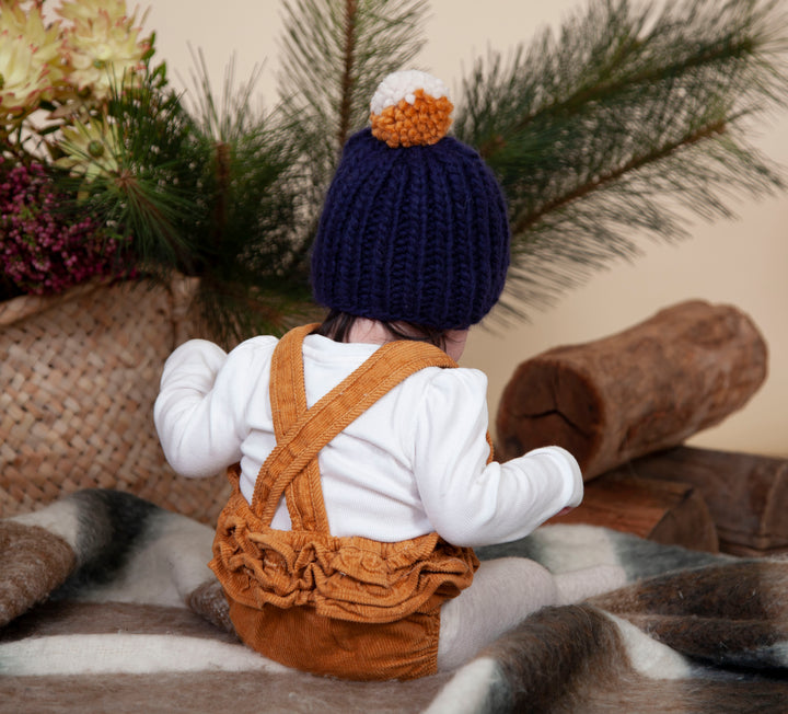 Acorn Journey Chunky Beanie - Navy