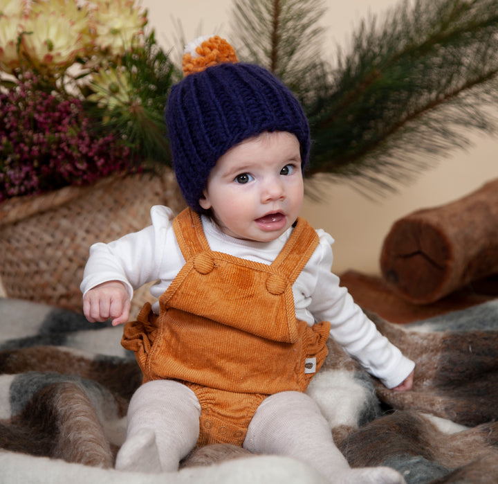 Acorn Journey Chunky Beanie - Navy