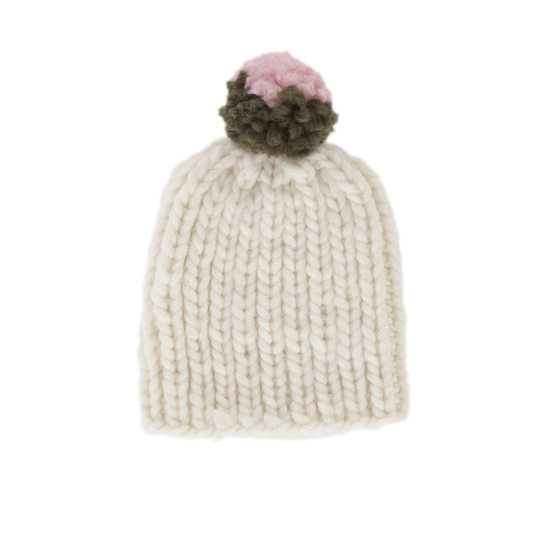 Acorn Journey Chunky Beanie - Cream