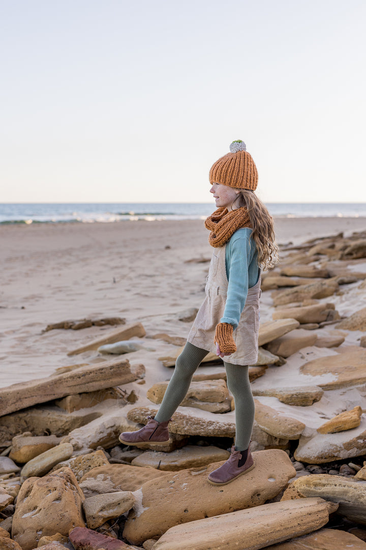 Acorn Journey Chunky Beanie - Caramel