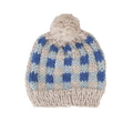 Checks Beanie - Blue