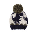 Dino Beanie - Navy & Khaki