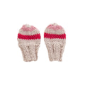 Checks Mittens - Pink