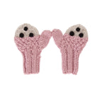 Bear Face Mittens - Pink