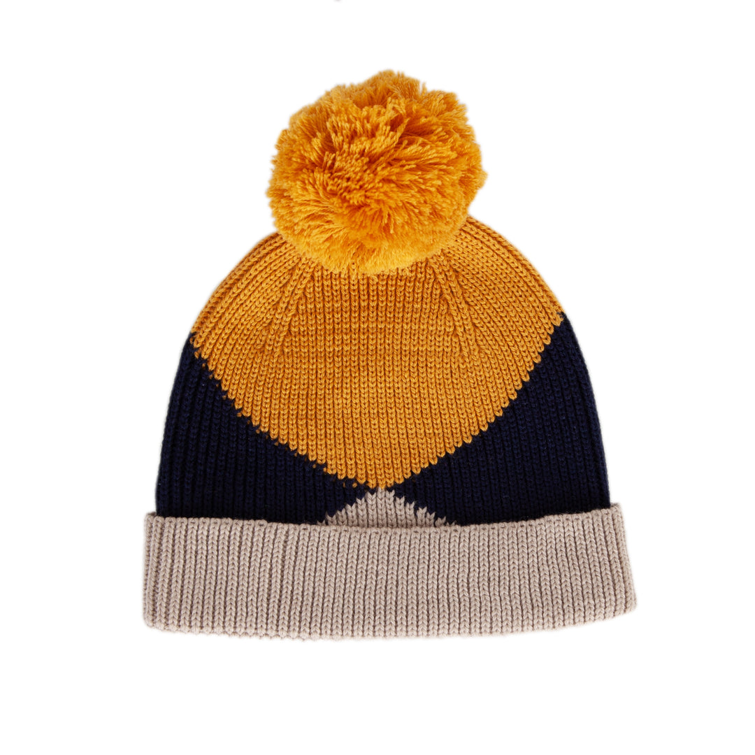 Acorn Hidden Valley Merino Beanie - Mustard